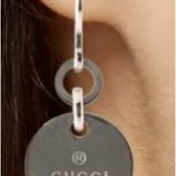 Gucci Round Disc Earring925 sterling silver - Picture 4 of 7